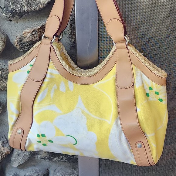 Tommy Hilfiger Yellow Floral Shoulder Bag - Picture 11 of 16